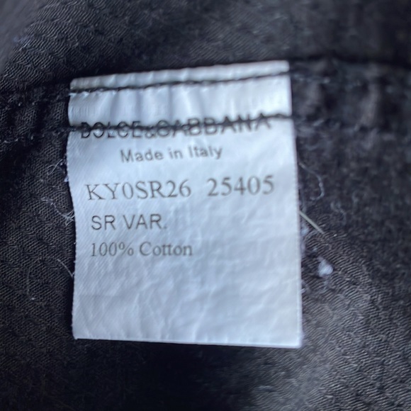 COPY - Dolce & Gabbana black cotton dress shirt, size 17/43 - Picture 6 of 8